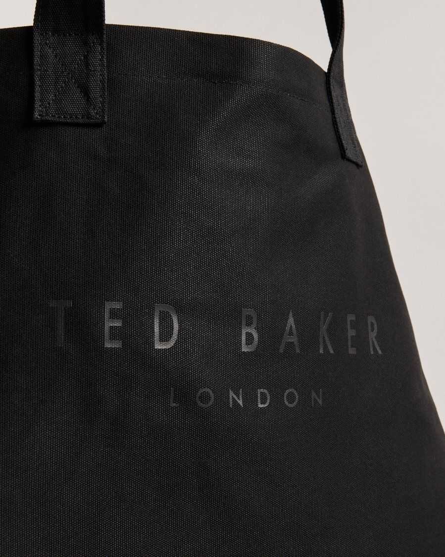 Ted Baker Lukkee Branded Tote Bag Black | 65198-RNTA