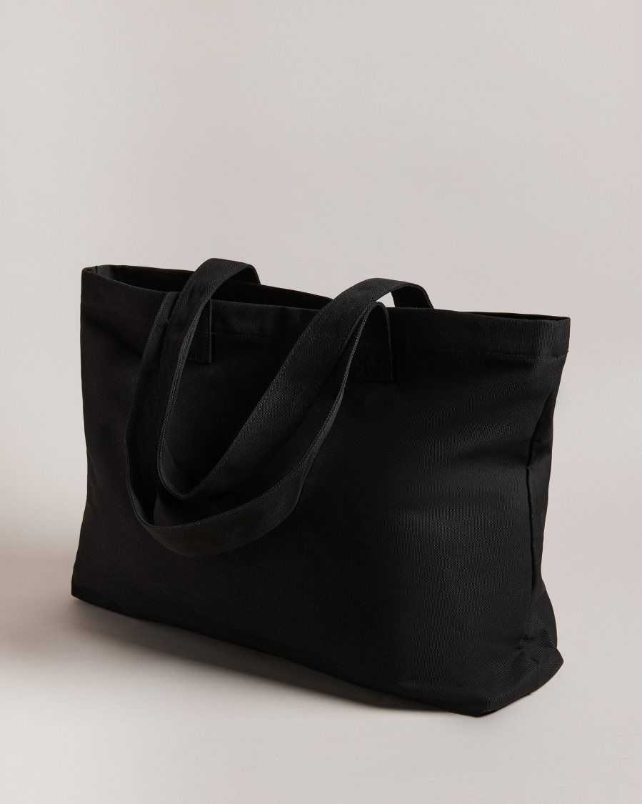 Ted Baker Lukkee Branded Tote Bag Black | 65198-RNTA