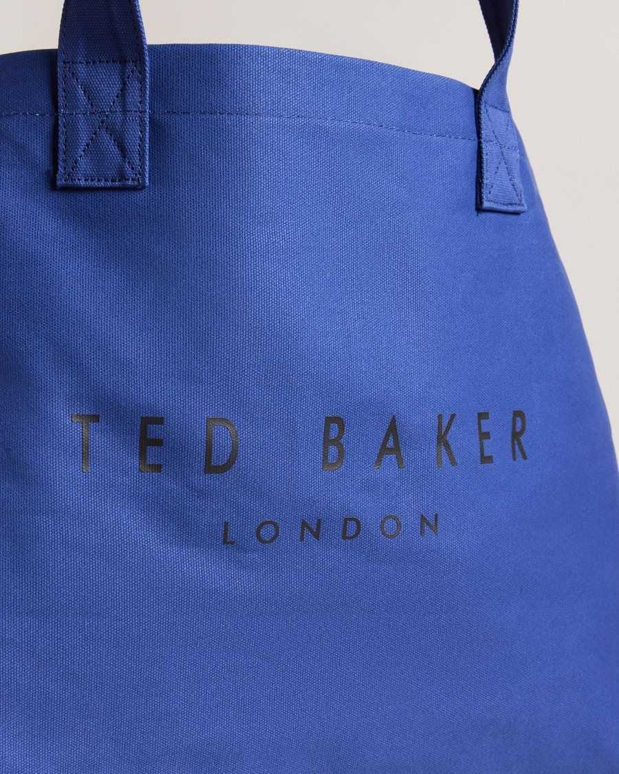 Ted Baker Lukkee Branded Tote Bag Navy | 32496-QFIK