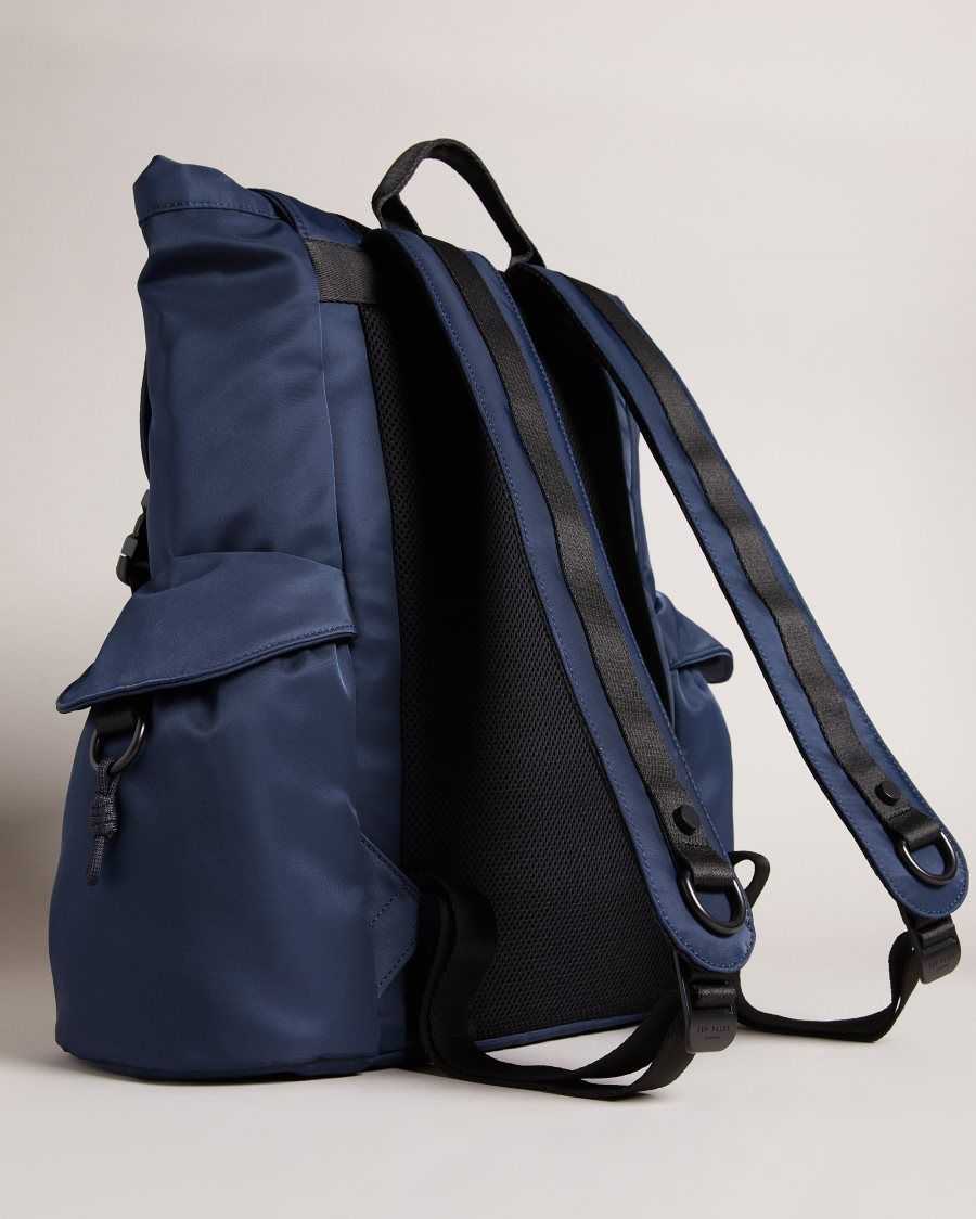 Ted Baker Masha Knit Nylon Backpack Navy | 87309-EVDR