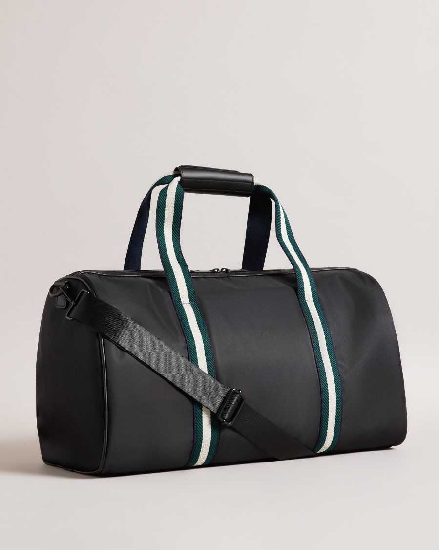 Ted Baker Matique Twill Retro Sport Holdall Black | 65723-SBZG