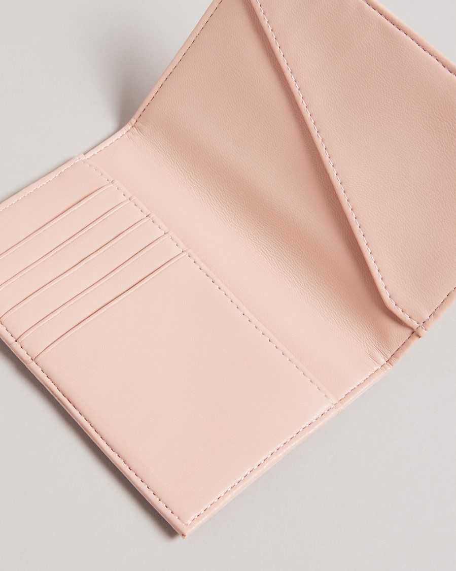 Ted Baker Meyti Imitation Croc A5 Travel Wallet Pale Pink | 34897-OAEI