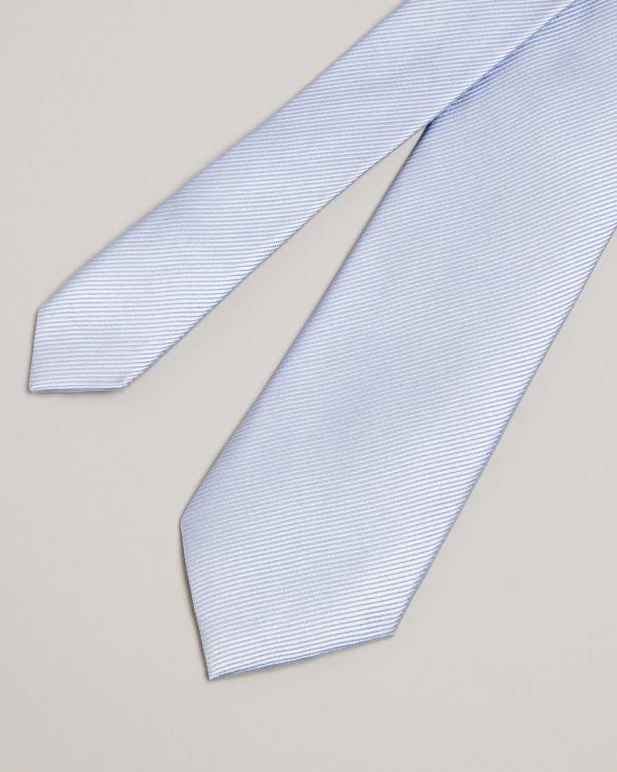 Ted Baker Moorez Ottoman Silk Tie Light Blue | 79103-IYQT