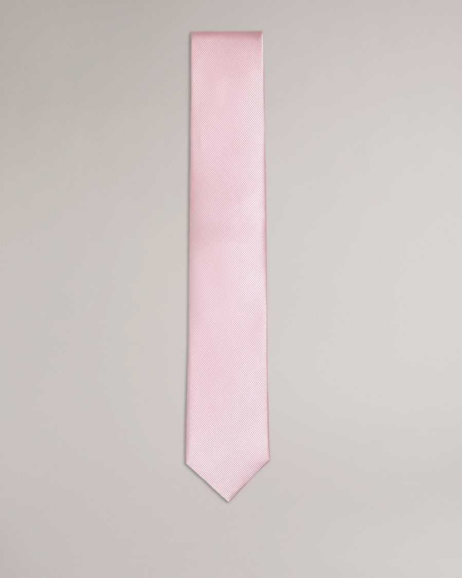 Ted Baker Moorez Ottoman Silk Tie Light Pink | 31749-SAND