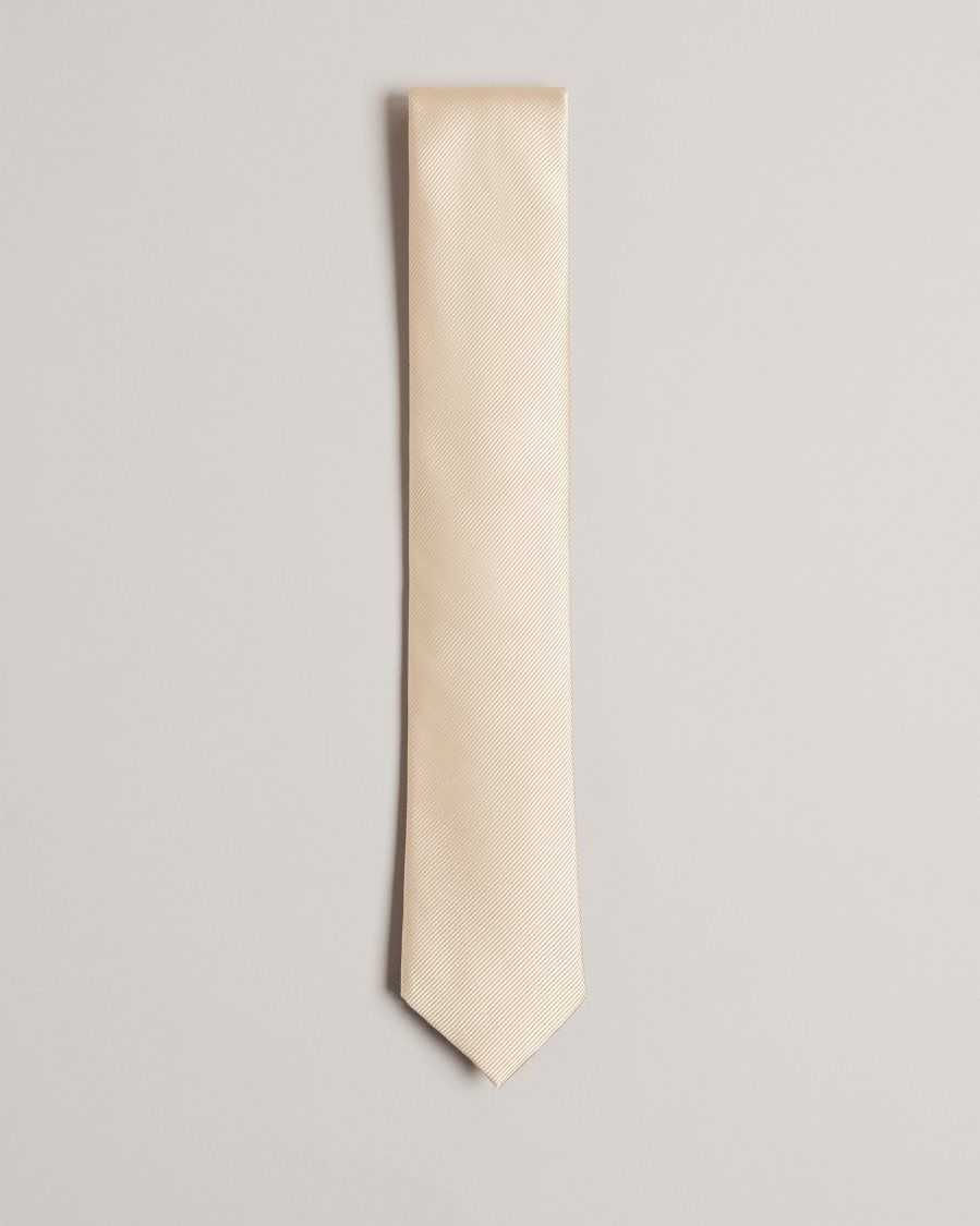 Ted Baker Moorez Ottoman Silk Tie Natural | 63825-UTNO