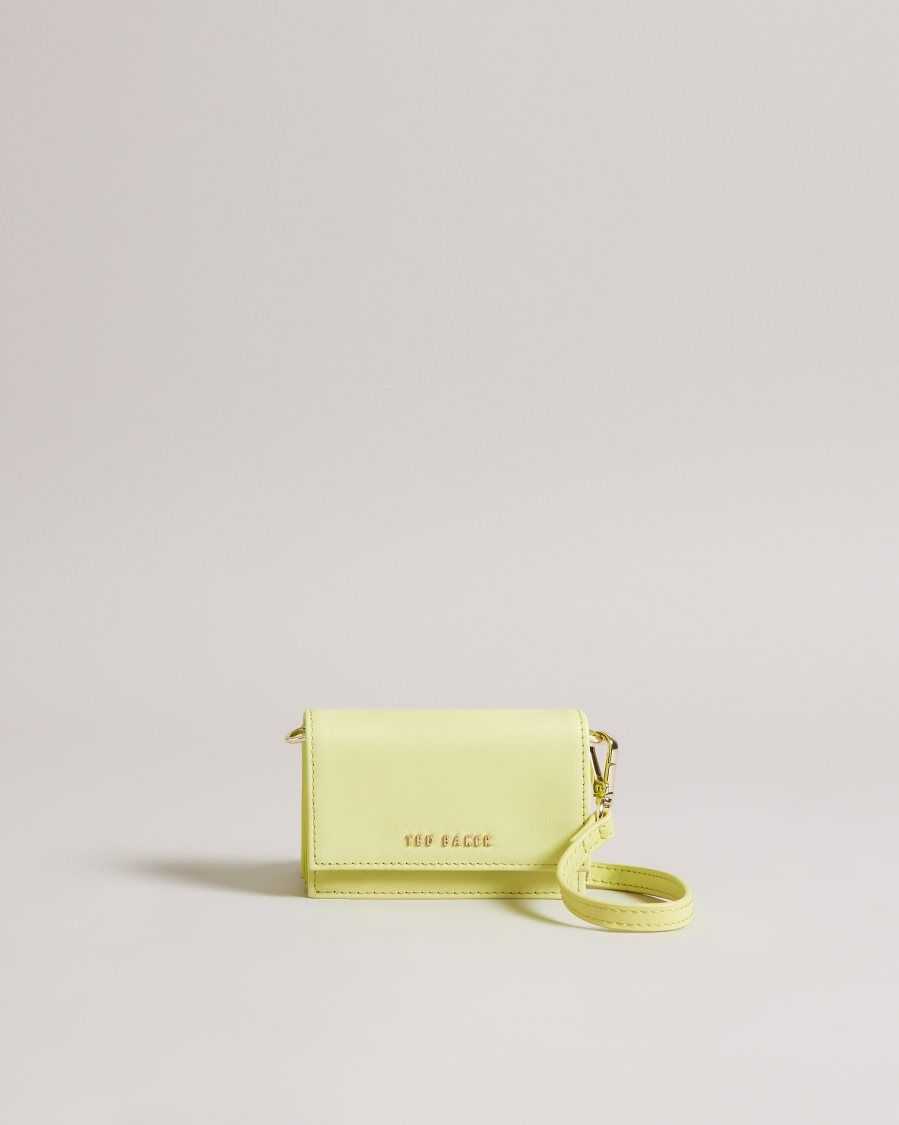 Ted Baker Munika Multi Compartment Card Holder Lime | 68154-VLIX