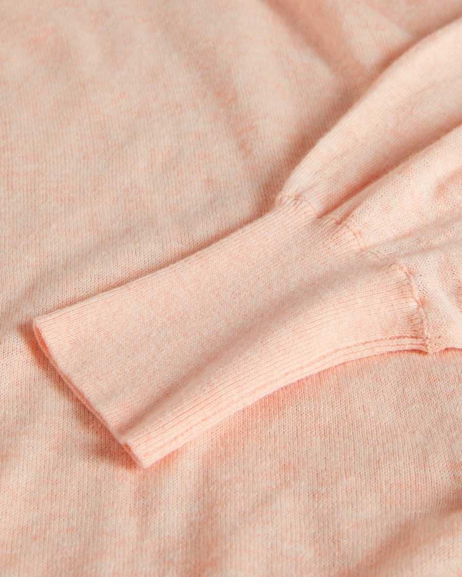 Ted Baker Nicci Sleeve Detailed Jumper Pink | 14072-OBMN