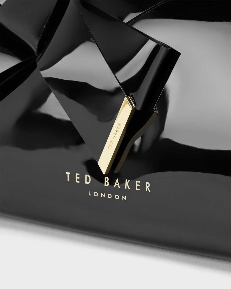 Ted Baker Nicco Knot Bow Washbag Black | 13657-ERQD