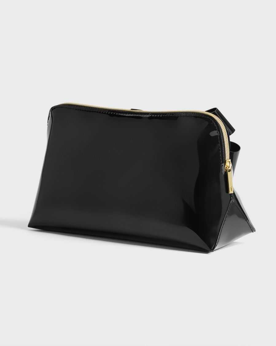 Ted Baker Nicco Knot Bow Washbag Black | 13657-ERQD