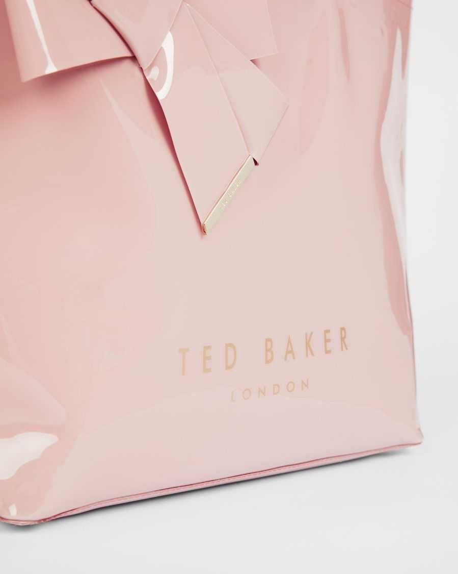 Ted Baker Nicon Knot Bow Large Icon Pale Pink | 29781-TQUB