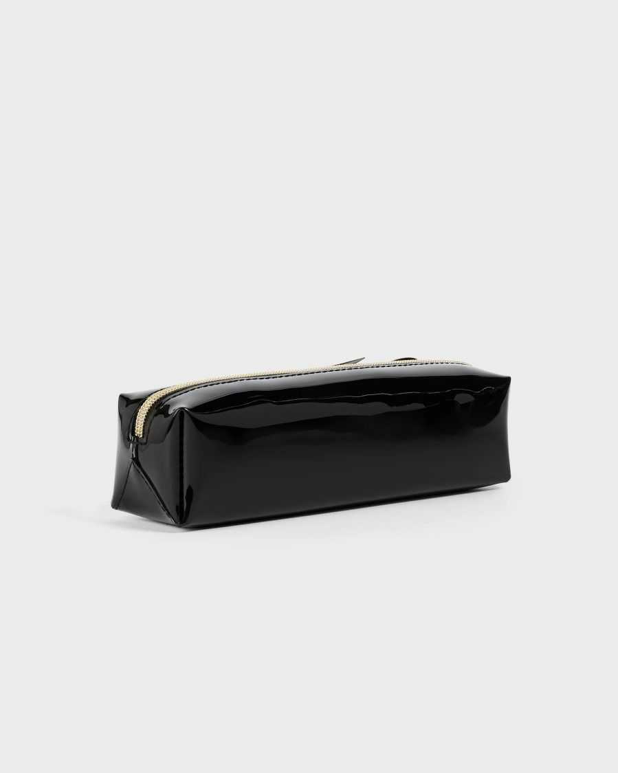 Ted Baker Nikara Knot Bow Brush Case Black | 01297-OIAL