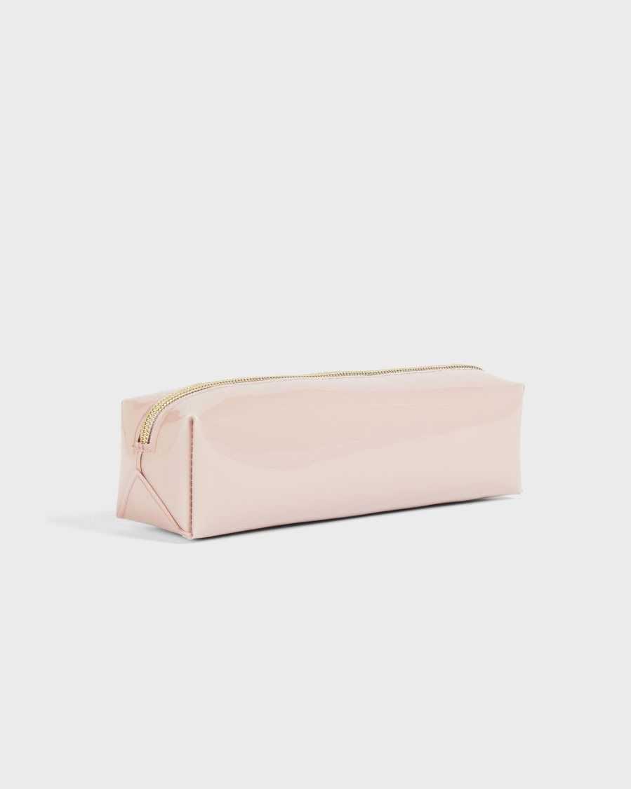 Ted Baker Nikara Knot Bow Brush Case Pale Pink | 84721-IHQO