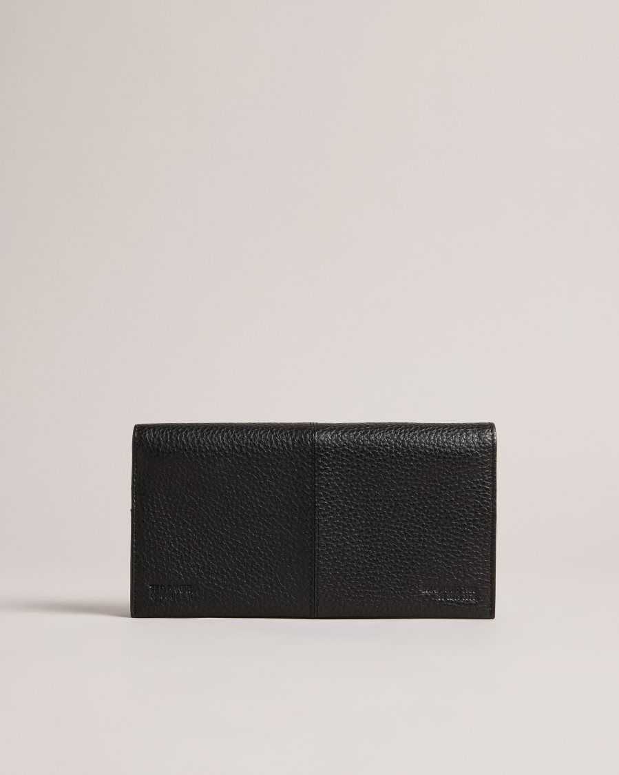 Ted Baker Nishi Leather Clutch Black | 86745-PZHV