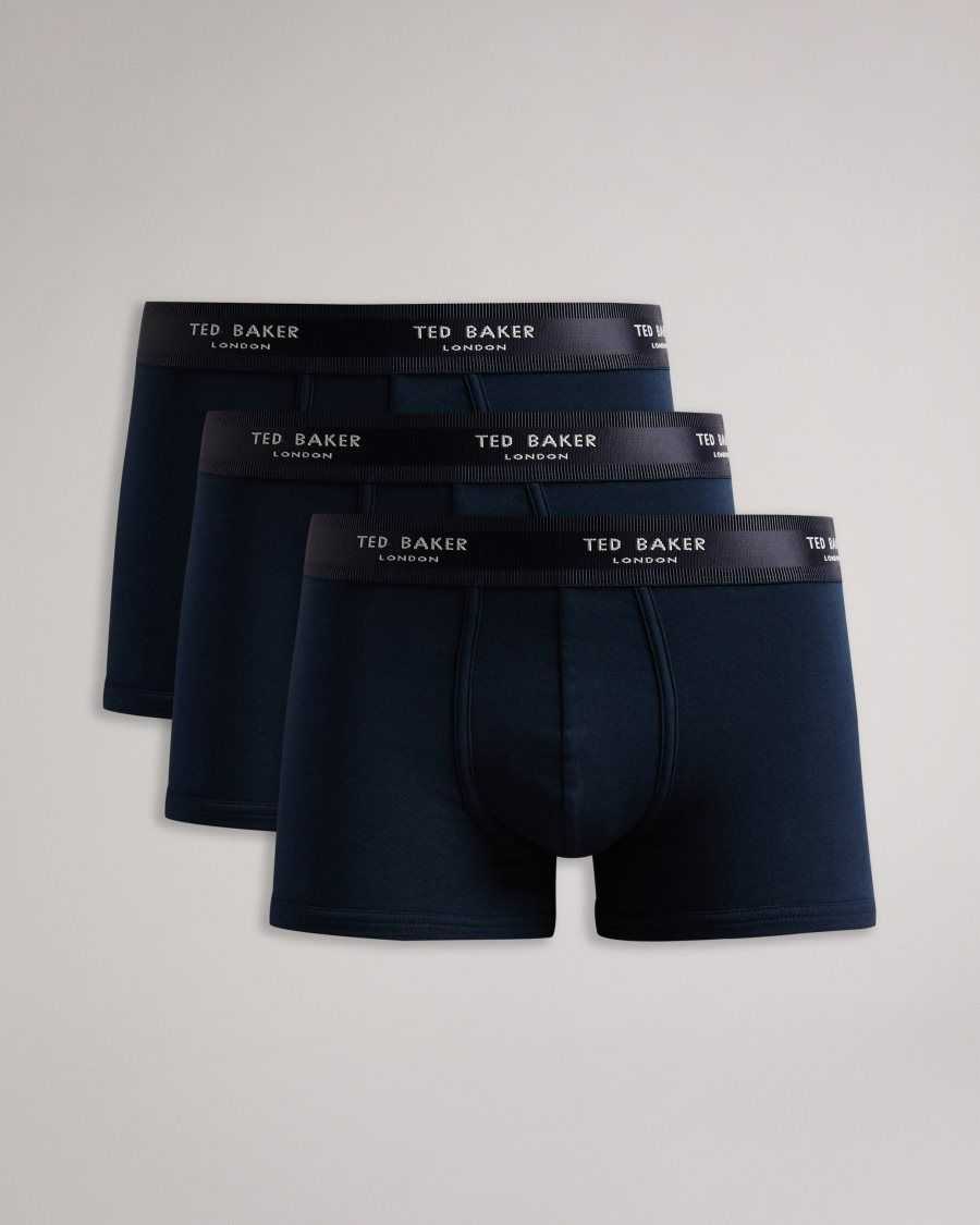 Ted Baker Noe 3 Pack Trunks Navy | 36794-DWYT