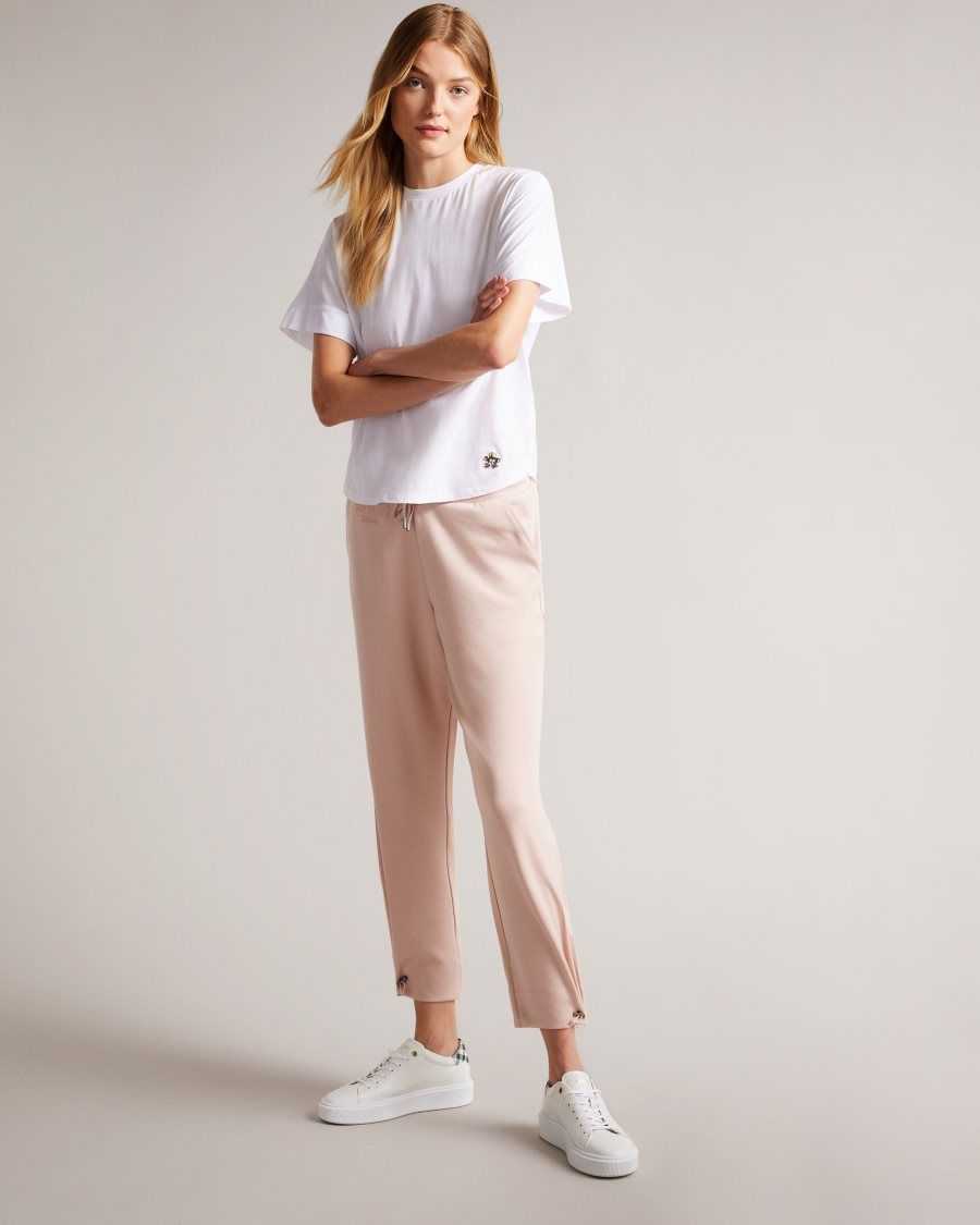 Ted Baker Orthon Joggers With Pleated Cuff Dusky Pink | 16382-KORZ