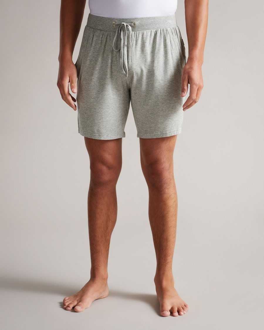 Ted Baker Ostric Solid Modal Shorts Grey | 45372-OMYC