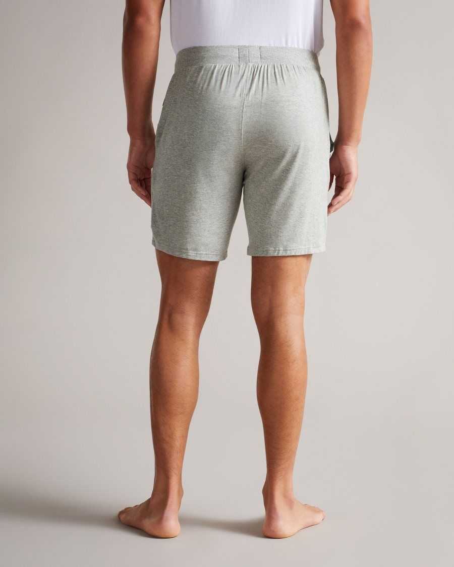 Ted Baker Ostric Solid Modal Shorts Grey | 45372-OMYC