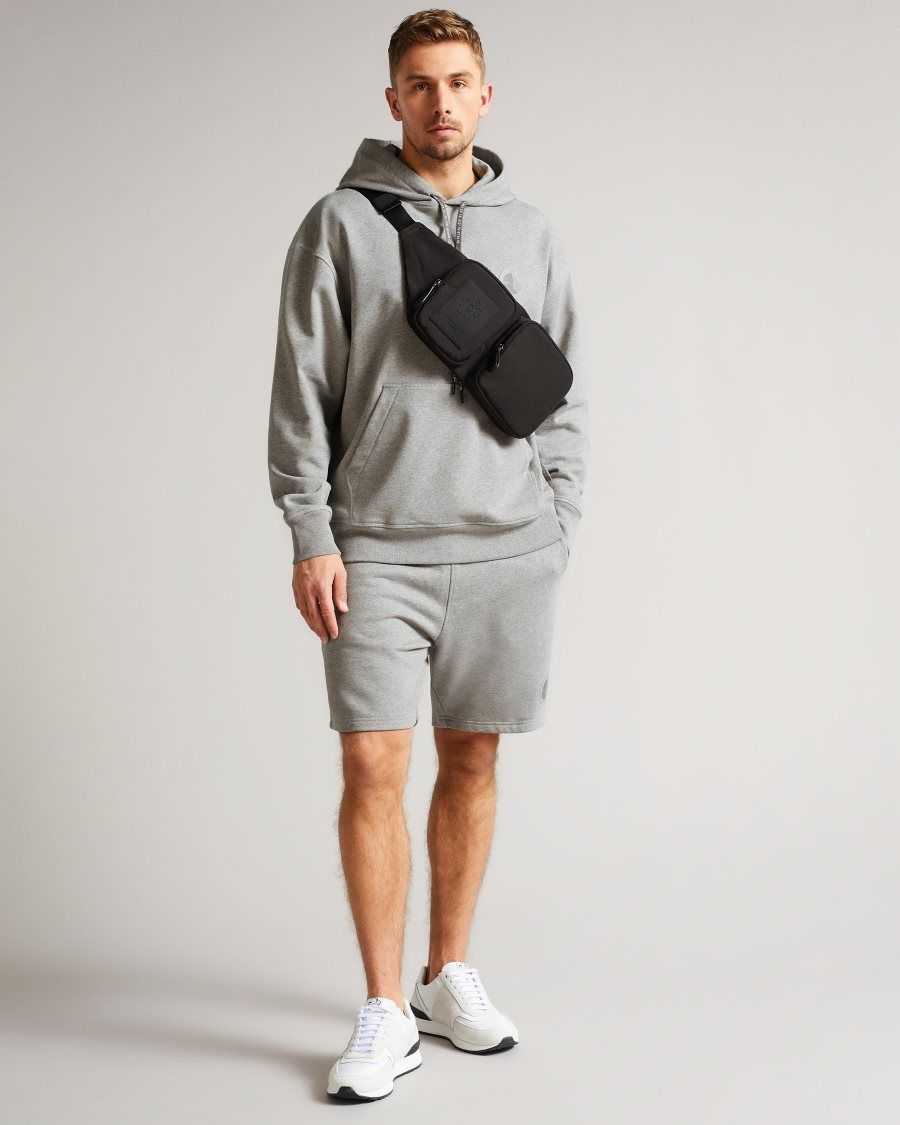 Ted Baker Owenns Relaxed Fit Hoodie Grey-Marl | 45329-VQPA