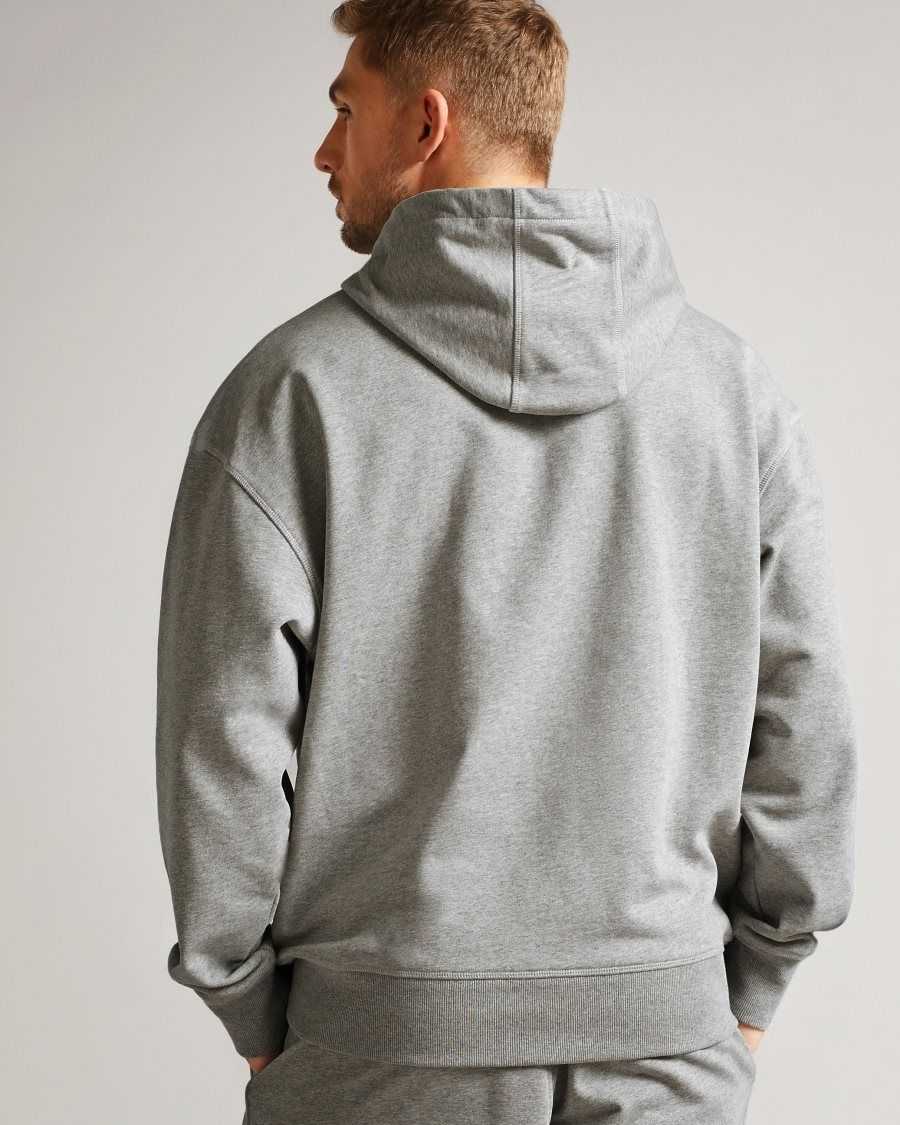 Ted Baker Owenns Relaxed Fit Hoodie Grey-Marl | 45329-VQPA