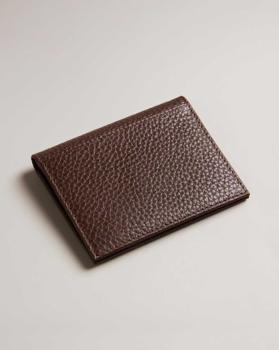 Ted Baker Pannal Colour Panel Card Holder Brown | 85036-CIKZ