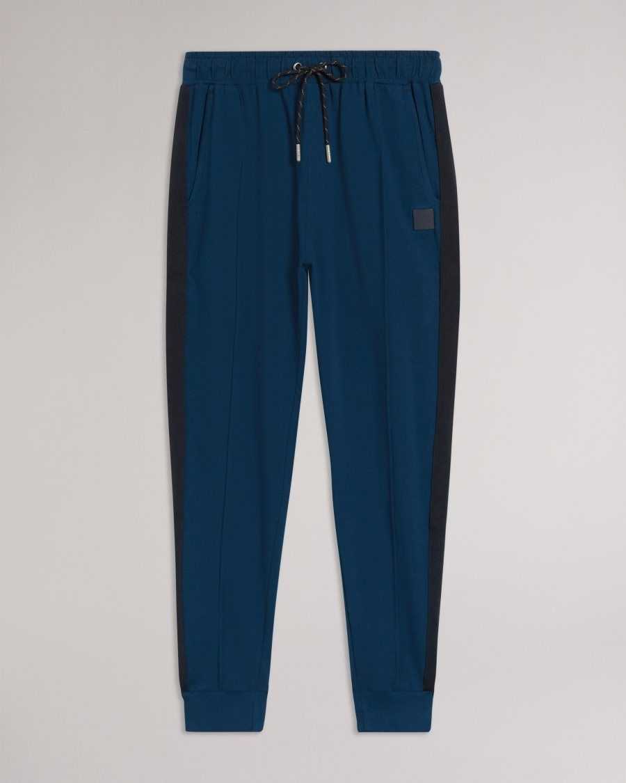 Ted Baker Partrig Soft Front Seam Joggers Teal-Blue | 13296-PHEF