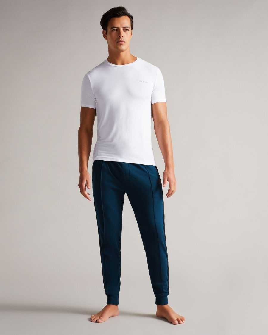 Ted Baker Partrig Soft Front Seam Joggers Teal-Blue | 13296-PHEF