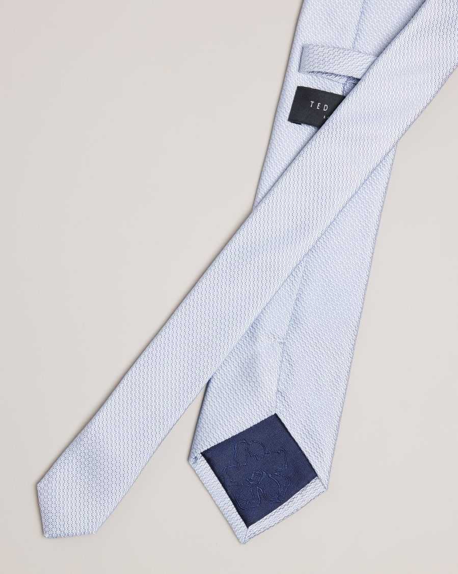 Ted Baker Phillo Textured Tie Blue | 05276-RZGN