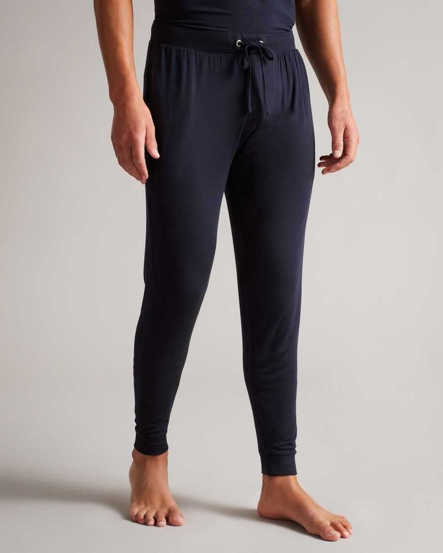 Ted Baker Pigenn Solid Modal Joggers Navy | 34790-WTYV