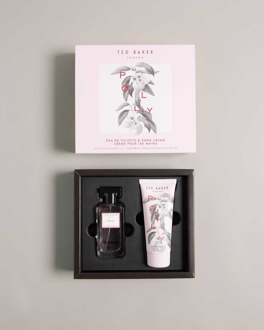 Ted Baker Ppollia Polly 50ml EDT and Hand Cream Gift Set Light Pink | 96148-SYUG