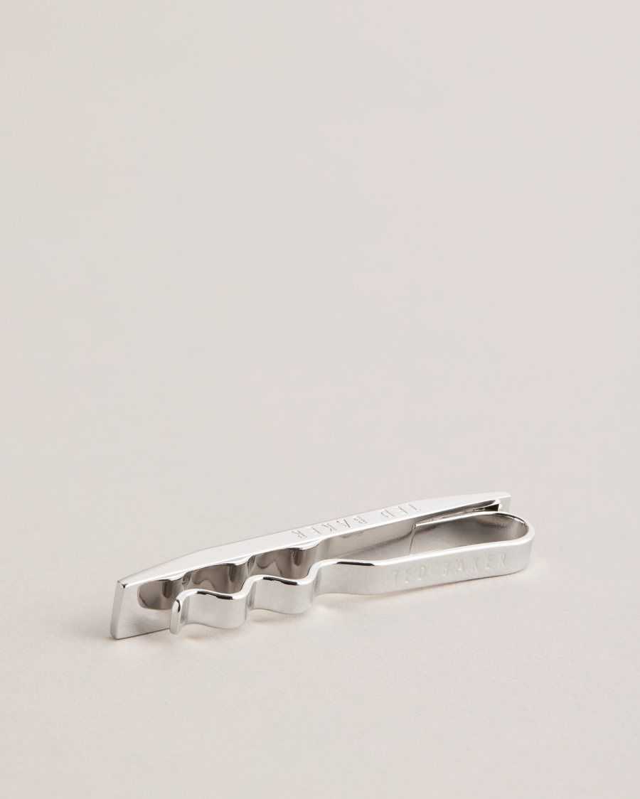 Ted Baker Presbar Marbled Tie Bar Silver Colour | 26410-POQL