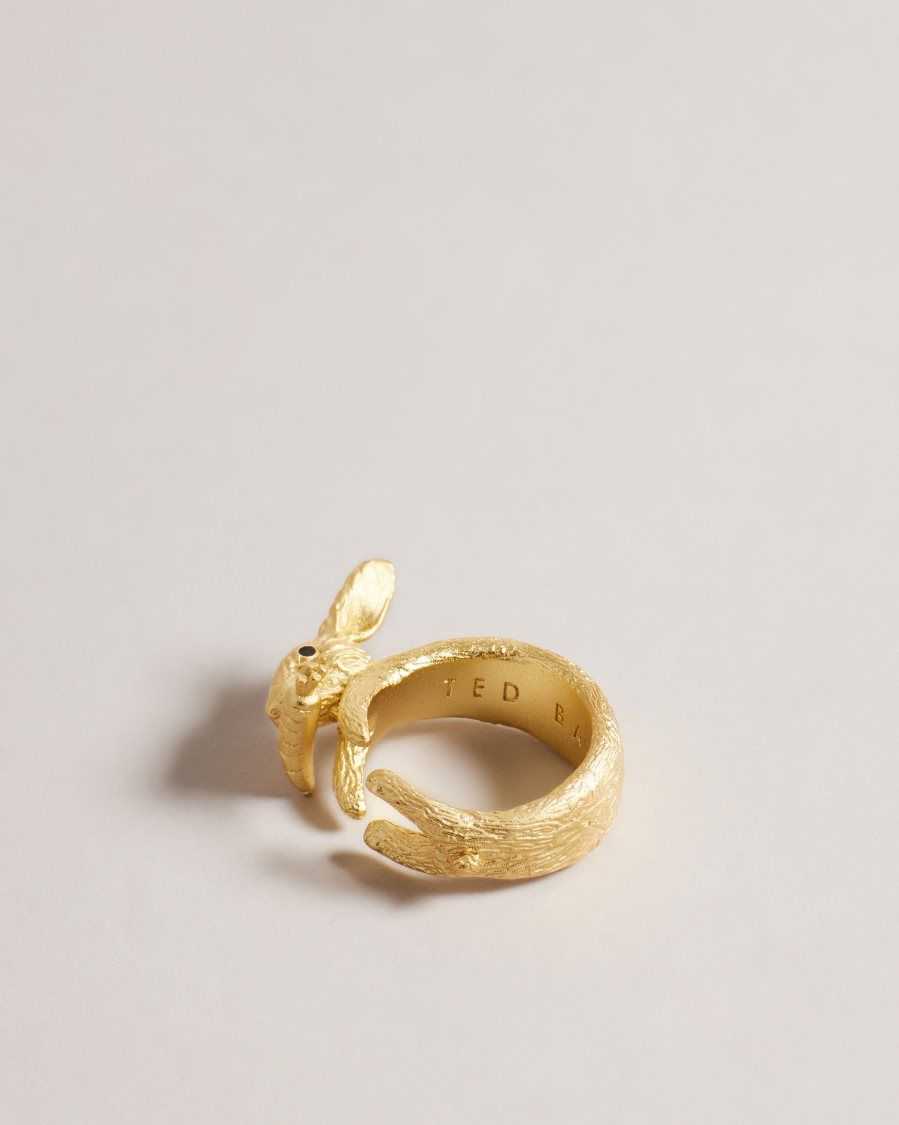 Ted Baker Rabbela Rabbit Ring Gold Colour | 32478-GWON