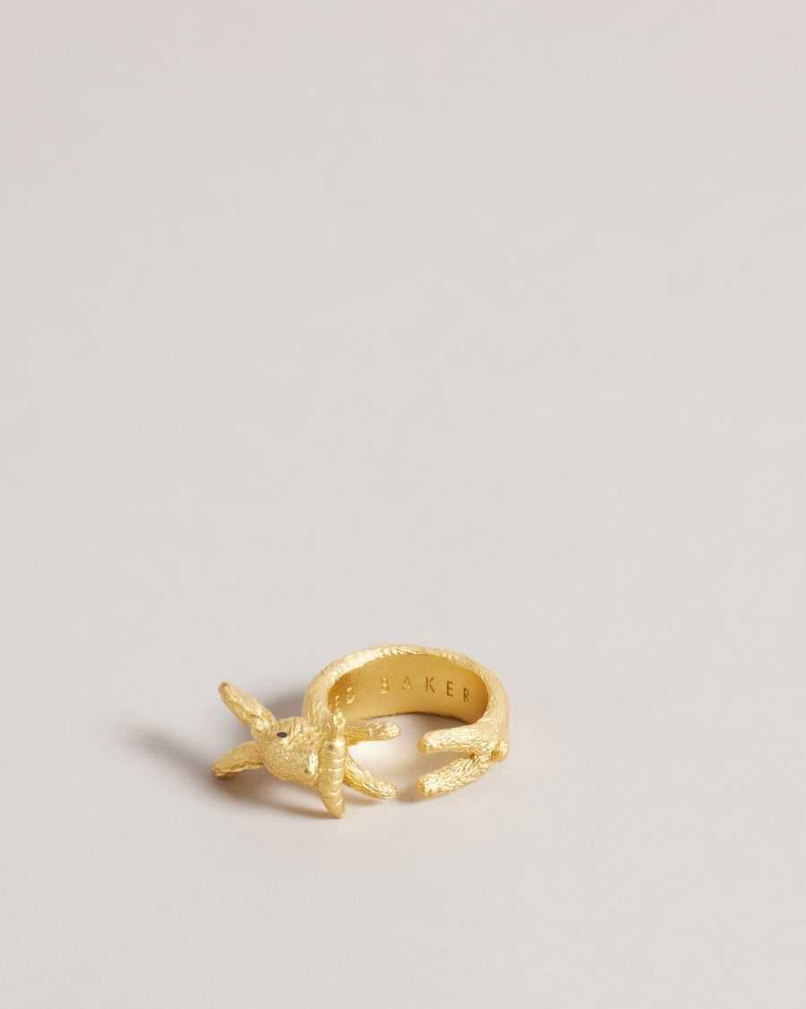 Ted Baker Rabbela Rabbit Ring Gold Colour | 32478-GWON