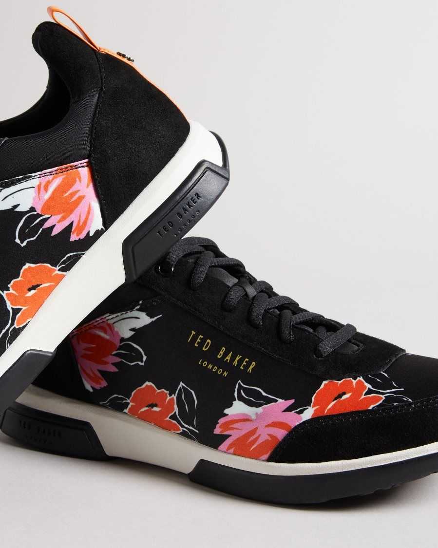 Ted Baker Raffina Bolt On running trainers Black | 52941-RPOD