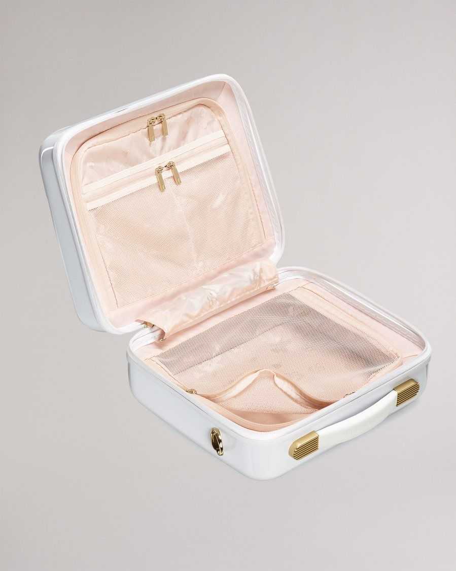 Ted Baker Raide Scattered Bouquet Vanity Case White | 14268-XPZD