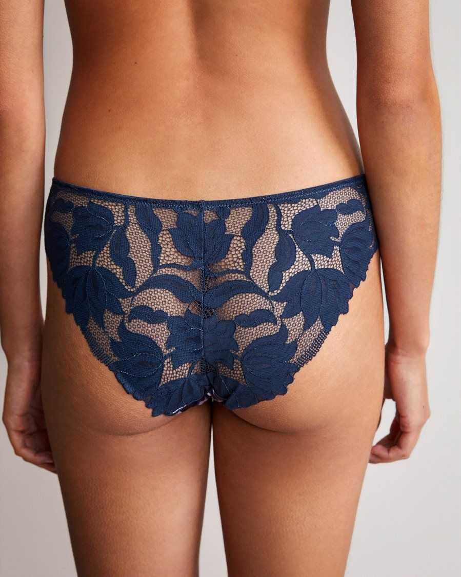 Ted Baker Refad Floral Brazilian Brief Navy | 16783-QVWT