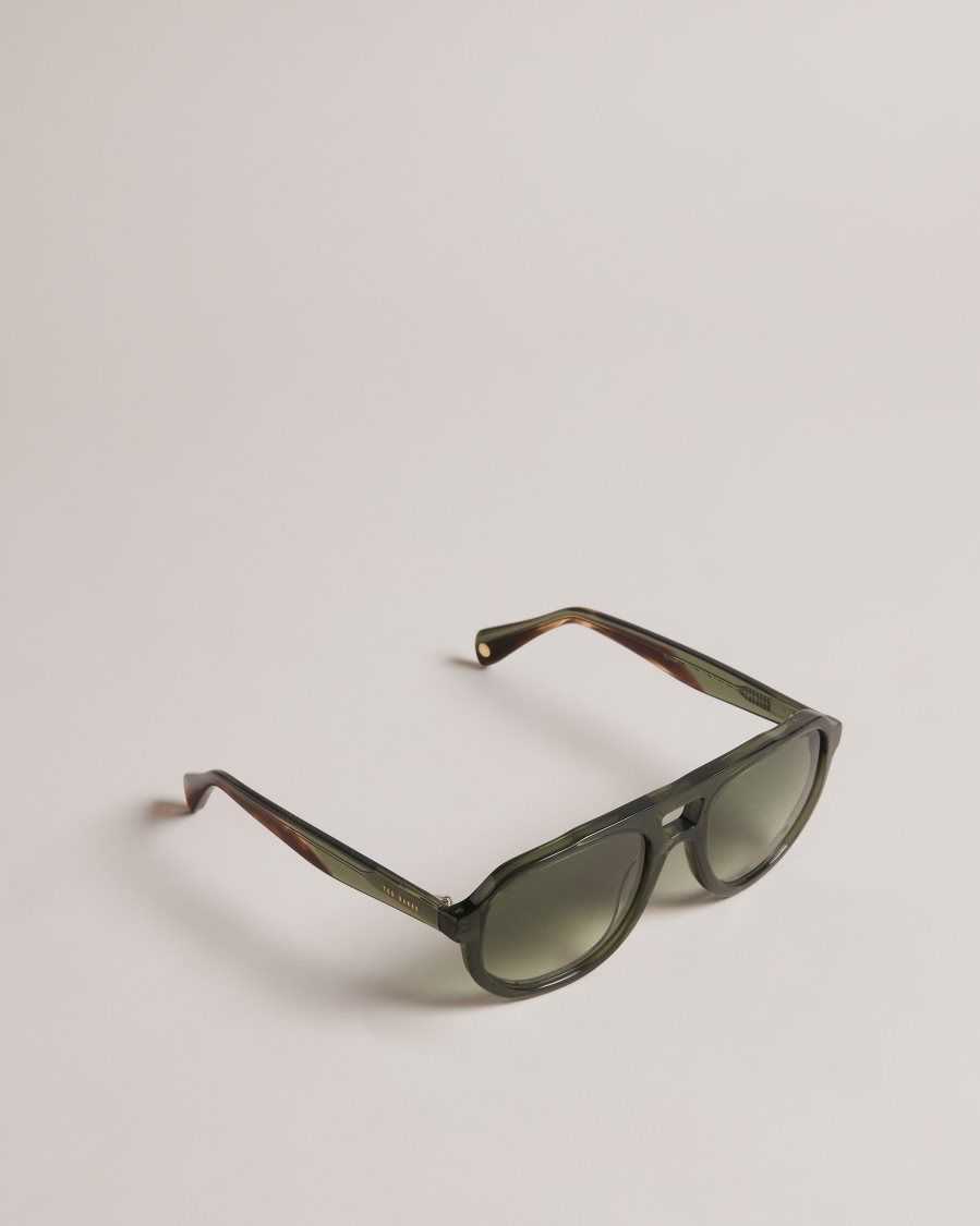 Ted Baker Romaan Classic Framed Sunglasses Green | 41390-DREX