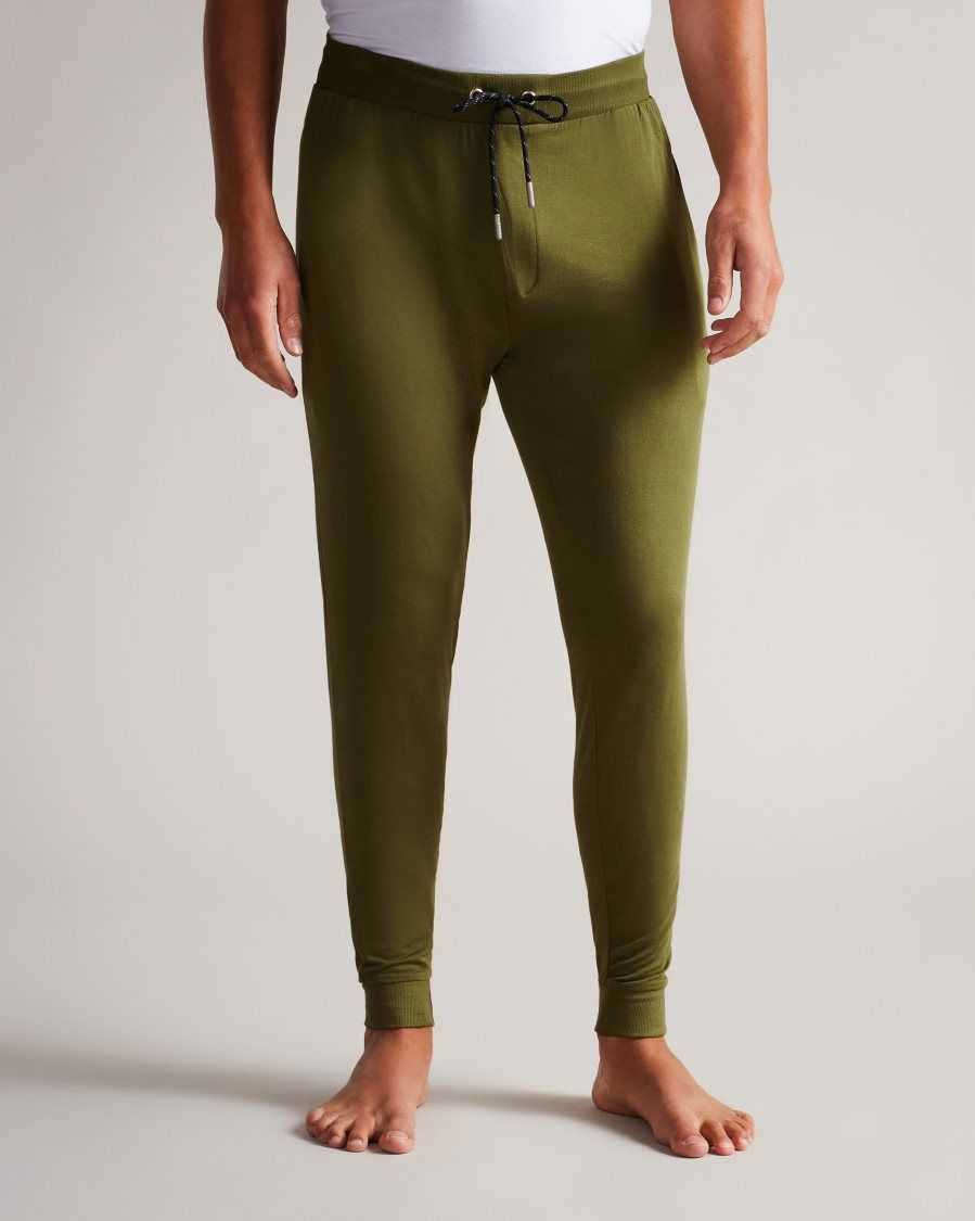 Ted Baker Rrobiin Solid Modal Joggers Khaki | 46798-QTPI