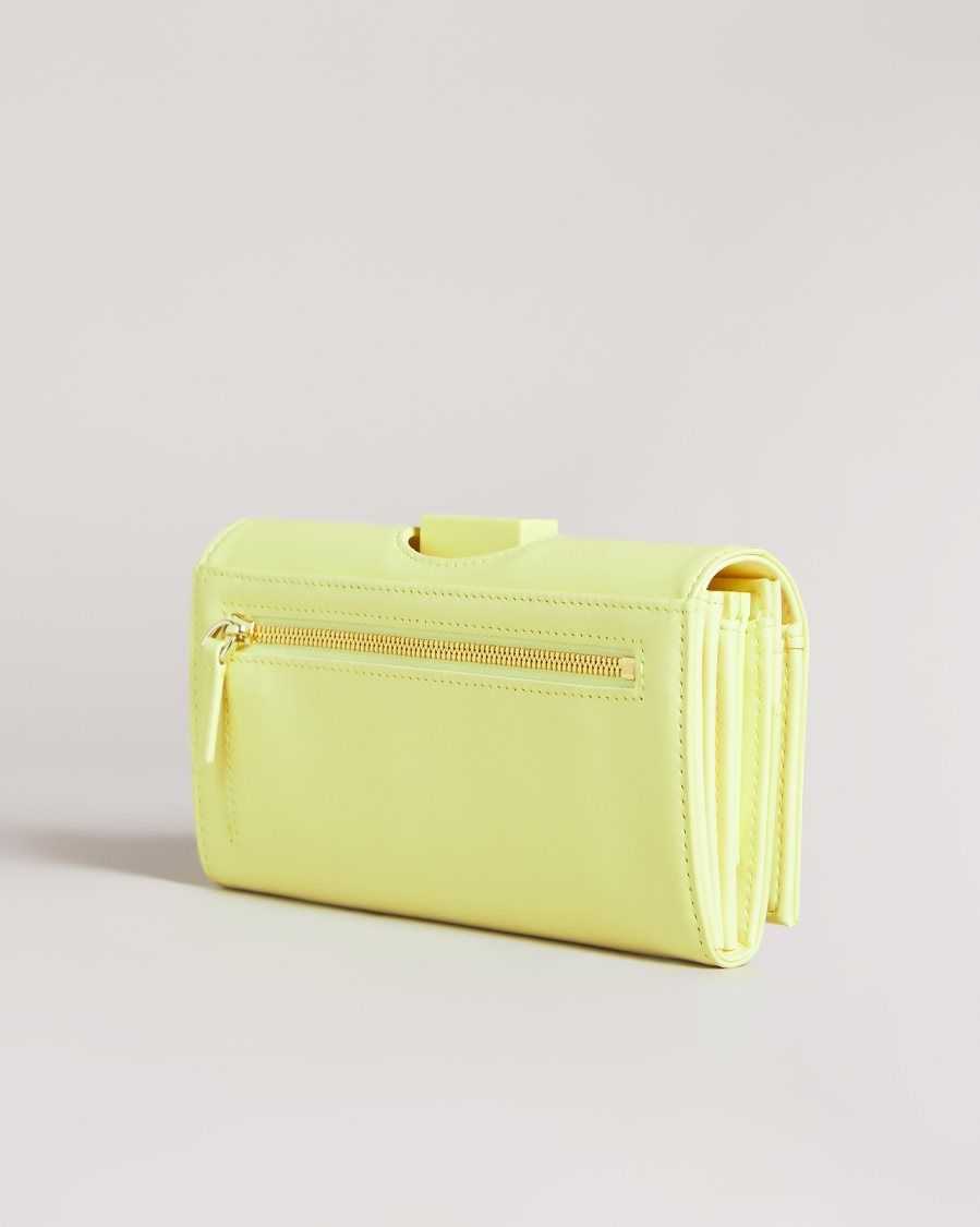 Ted Baker Seldaa Large Bobble Purse Light Yellow | 34760-BVYX