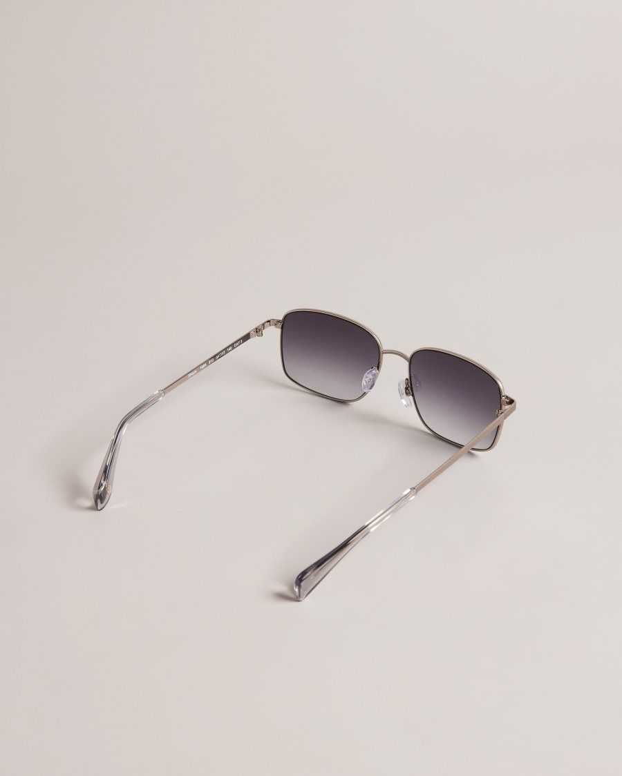 Ted Baker Shaauni Metal Frames Sunglasses Gunmetal | 46582-DWBN