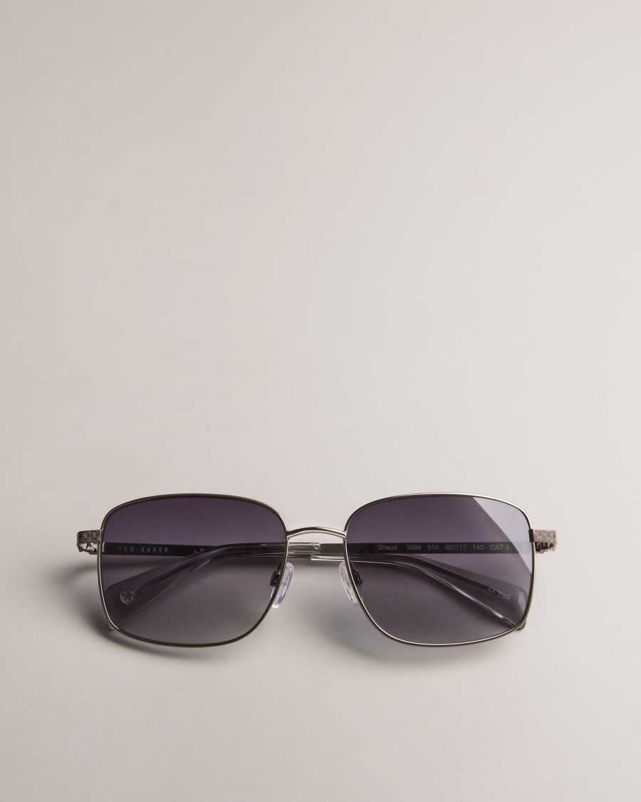 Ted Baker Shaauni Metal Frames Sunglasses Gunmetal | 46582-DWBN