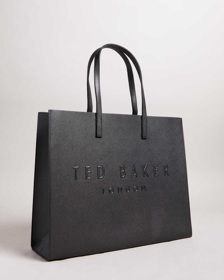 Ted Baker Sukicon Large Icon Bag Black | 87049-BZOS