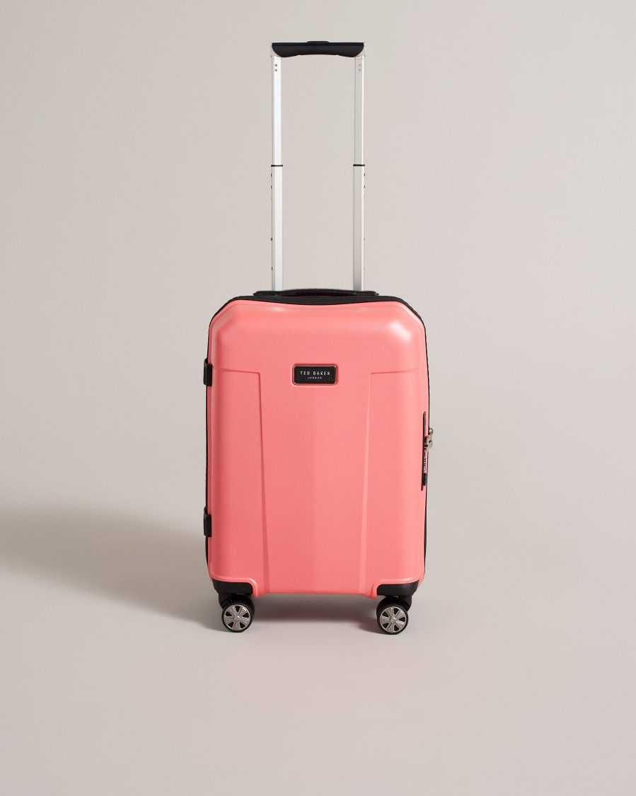 Ted Baker Sunniy Flying Colours Cabin Suitcase 54 x 37 x 24cm Coral | 79328-MNBA