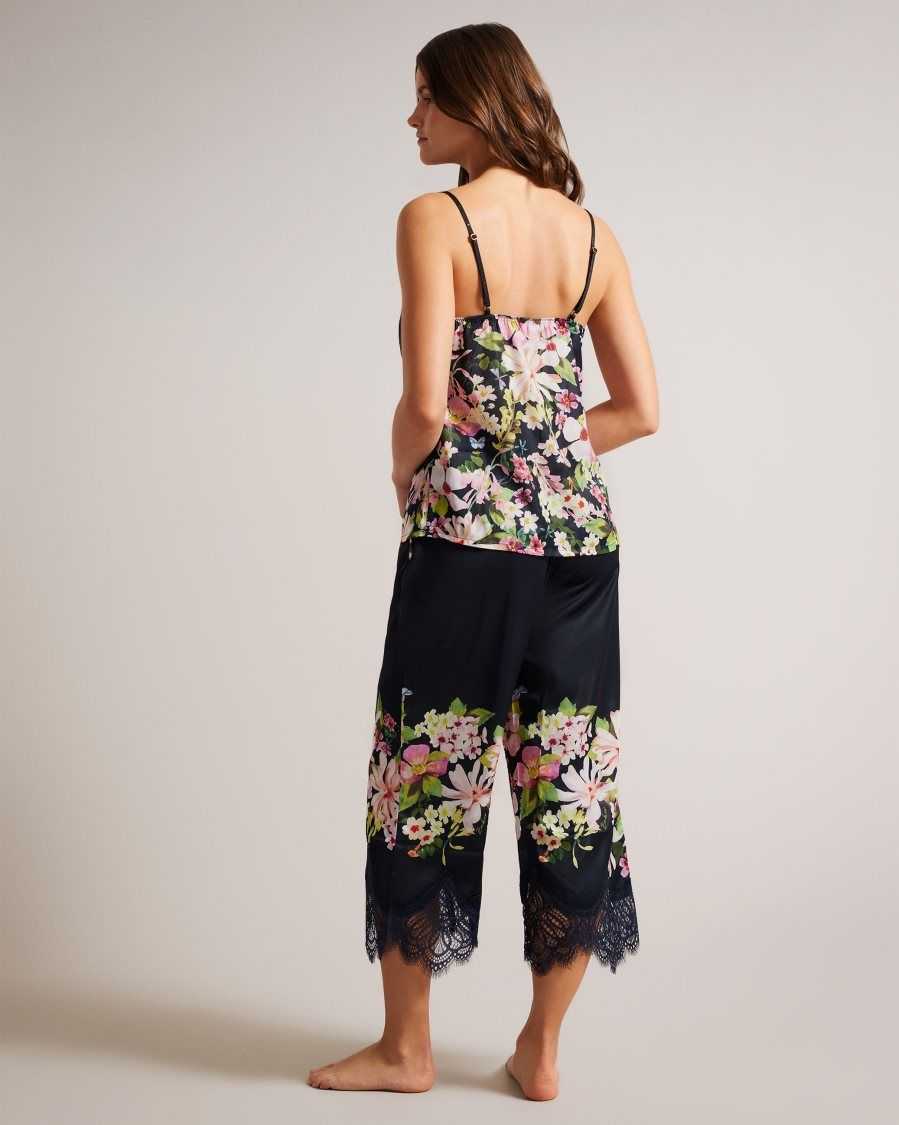 Ted Baker Tashhha Floral Cami Pyjama Set Navy | 53920-BFAX