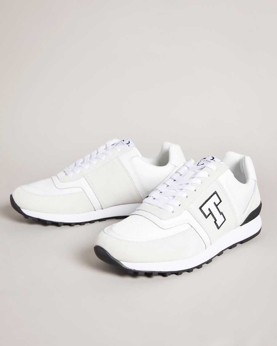 Ted Baker Telvi Retro Runner Trainer White | 70154-NPME