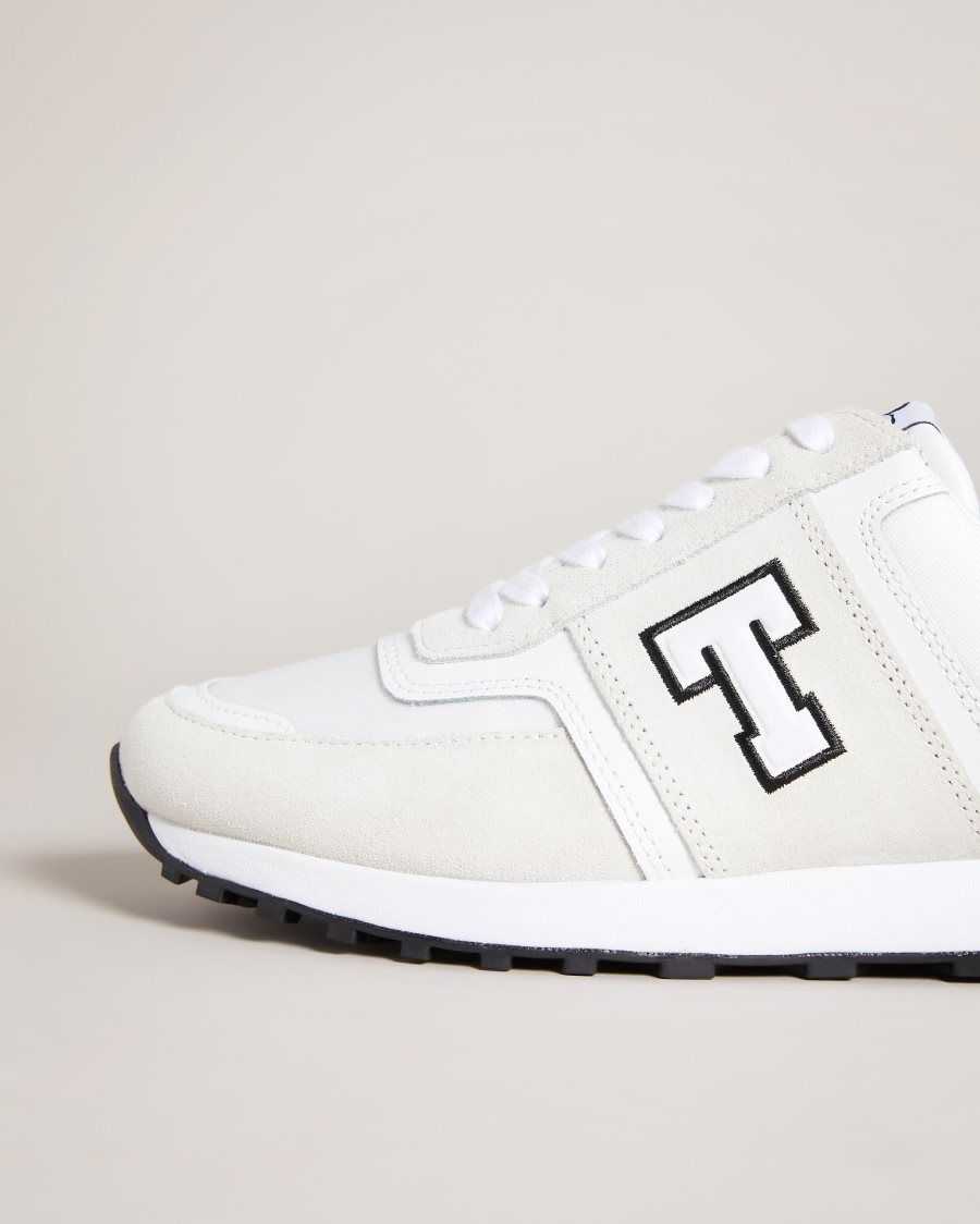 Ted Baker Telvi Retro Runner Trainer White | 70154-NPME