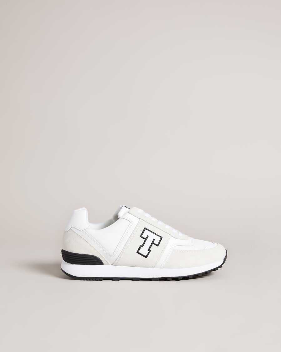 Ted Baker Telvi Retro Runner Trainer White | 70154-NPME