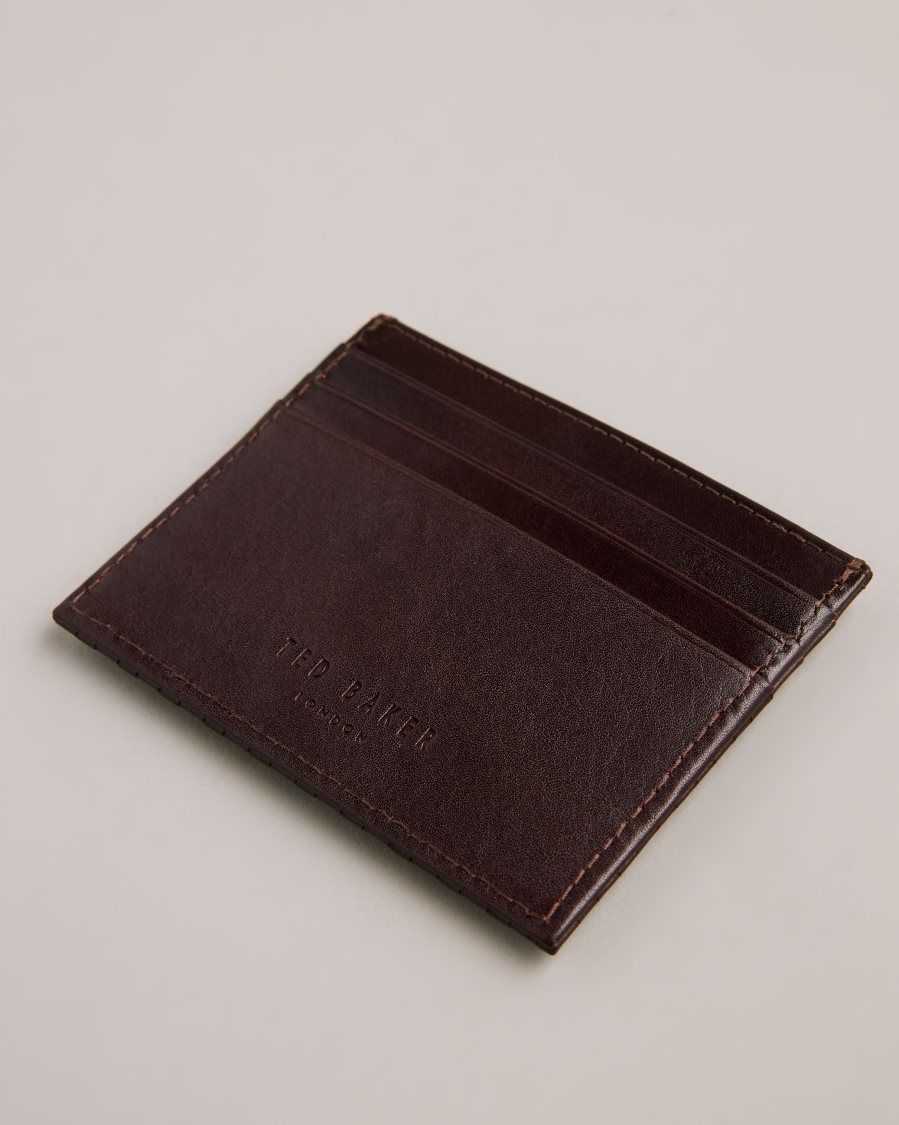 Ted Baker Tobies T Monogram Card Holder Brown-Chocolate | 08314-BHZC