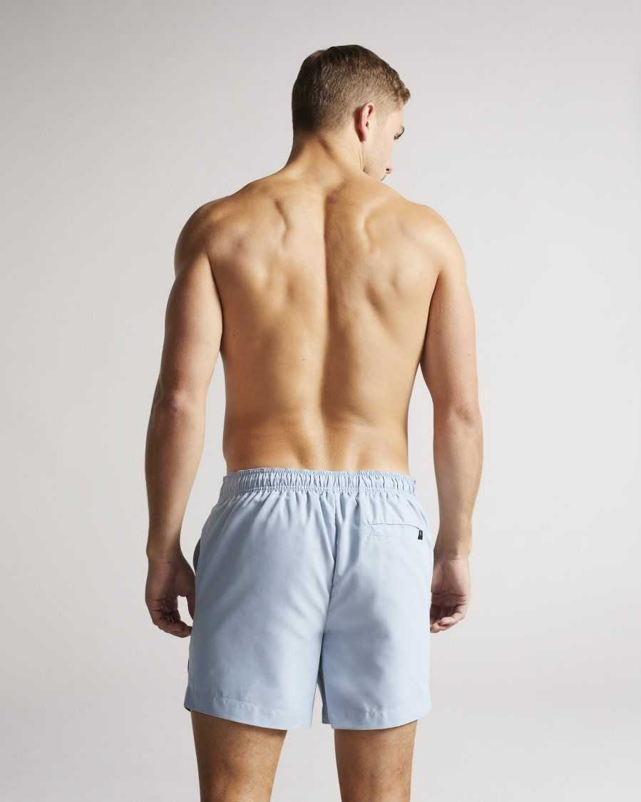 Ted Baker Trehil Plain Swim Shorts Medium Blue | 84736-NTJY