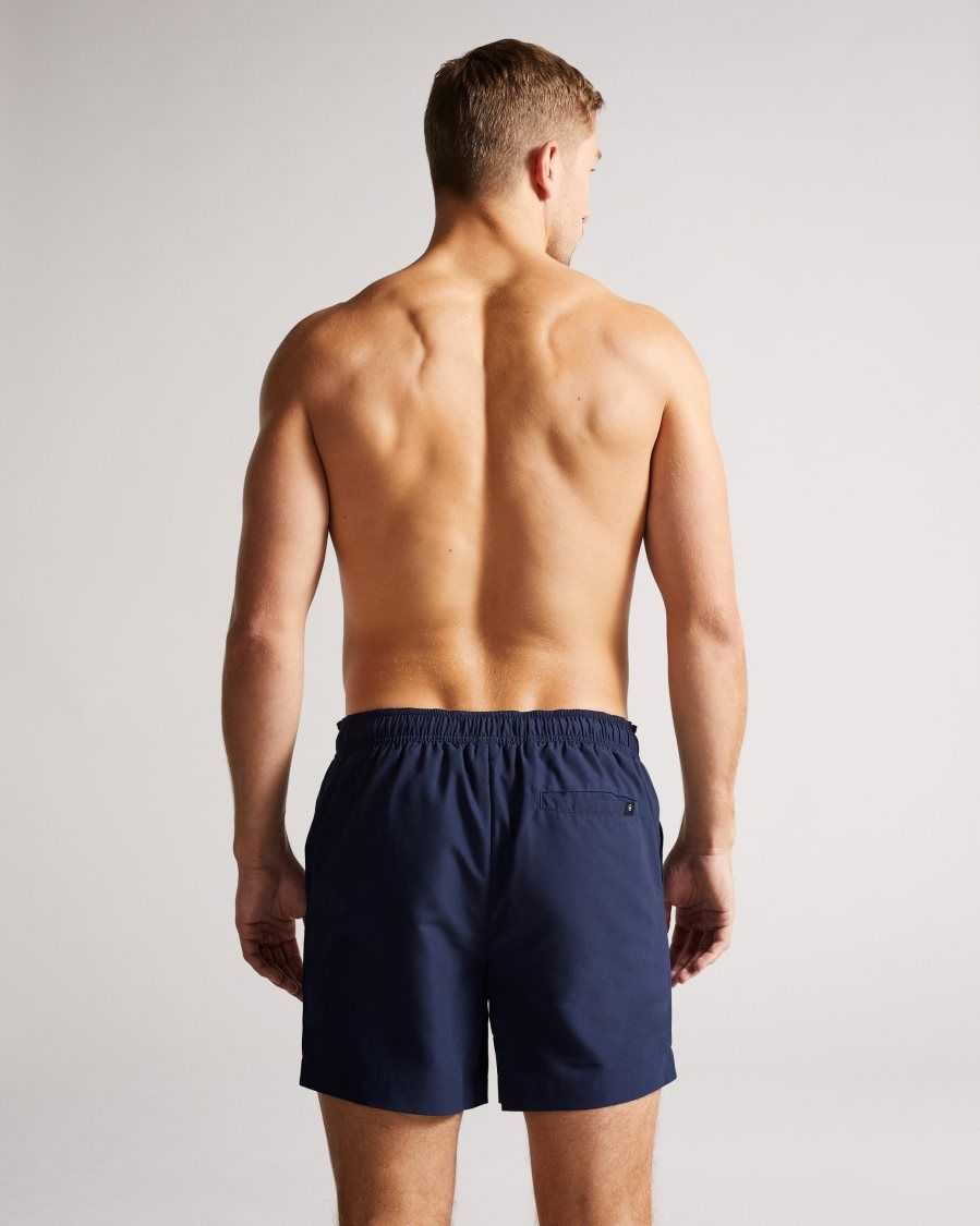 Ted Baker Trehil Plain Swim Shorts Navy | 69754-MYCX