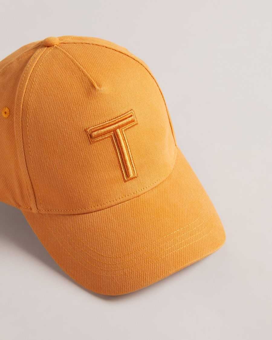 Ted Baker Tristen Baseball Cap Orange | 57483-LXND